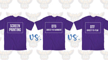 Screen Printing vs DTF vs DTG: What's the Difference? - Sage Screenprinting