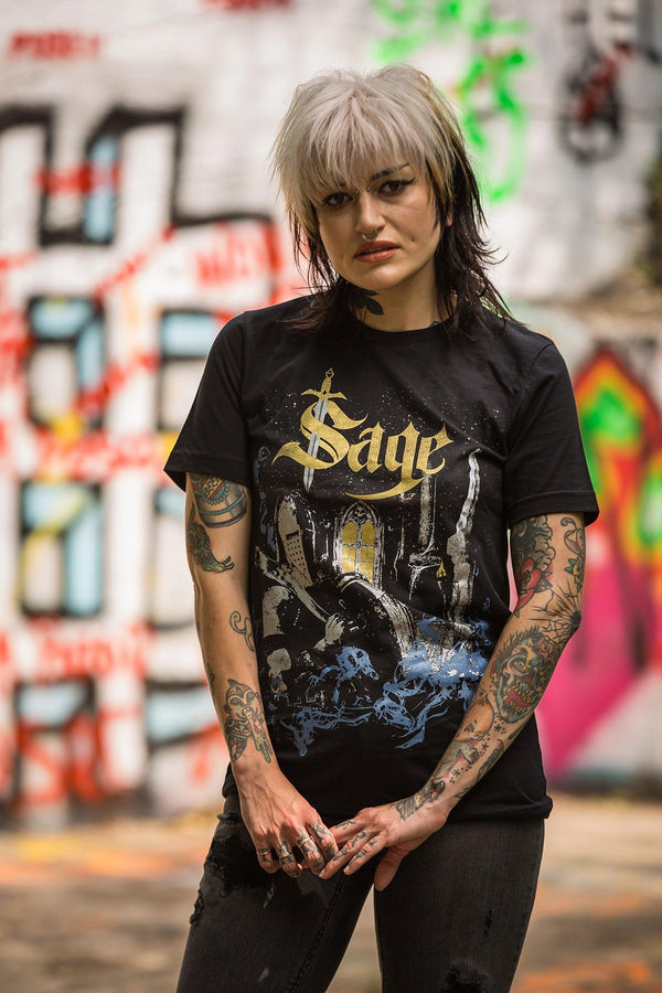 Death Knight T-Shirt, Dark Fantasy and Metal Shirts - Sage Screenprinting