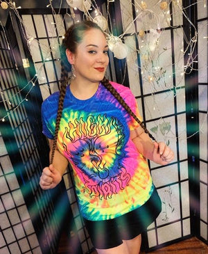 High Spirits Tie Dye - Sage Screenprinting