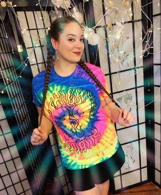 High Spirits Tie Dye - Sage Screenprinting