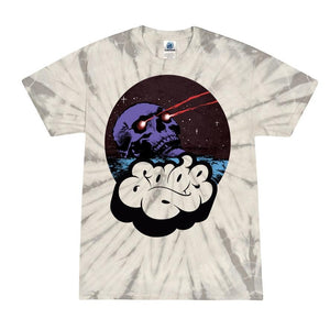 Laser Skull Tie-Dye, Metal Shirt - Sage Screenprinting