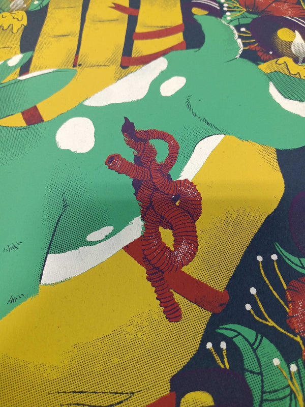 Rabbit Art Print - Sage Screenprinting