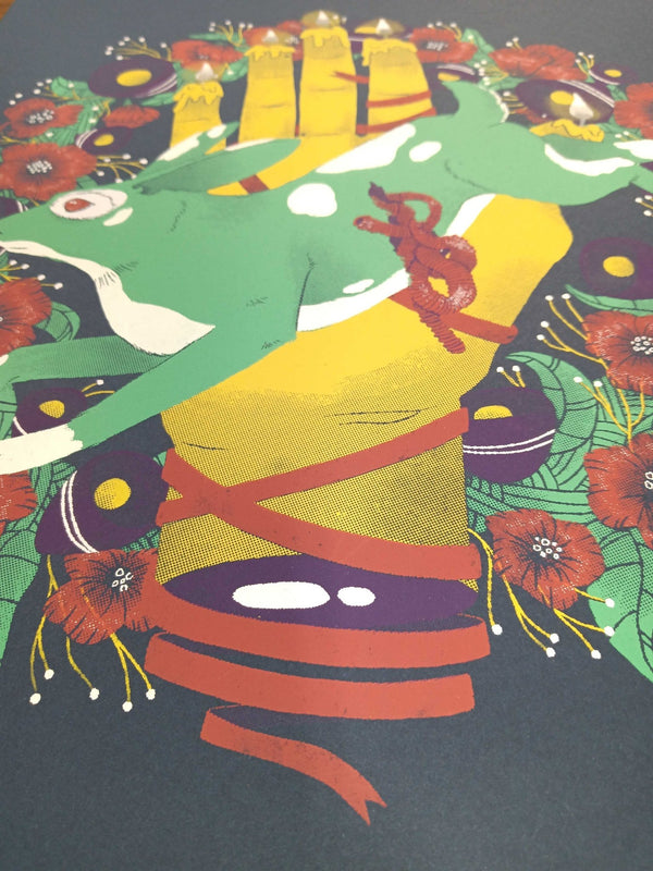Rabbit Art Print - Sage Screenprinting