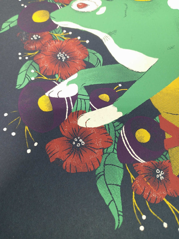 Rabbit Art Print - Sage Screenprinting