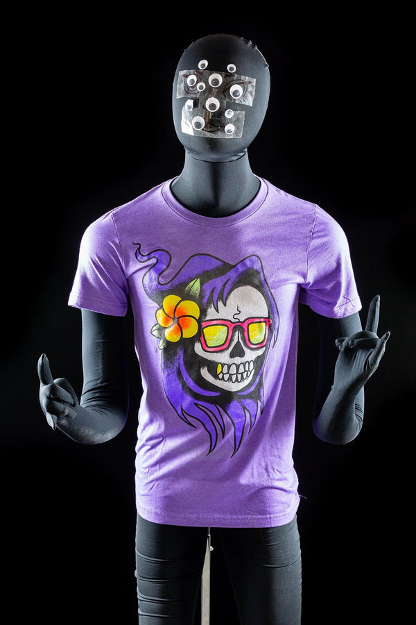 Vacation Reaper T-Shirt - Sage Screenprinting