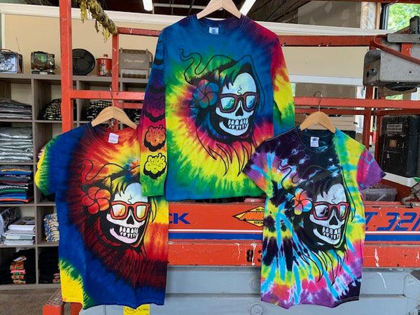 Vacation Reaper Tie Dye - Sage Screenprinting
